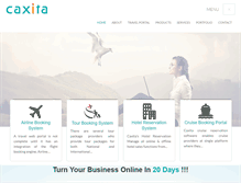 Tablet Screenshot of caxita.com